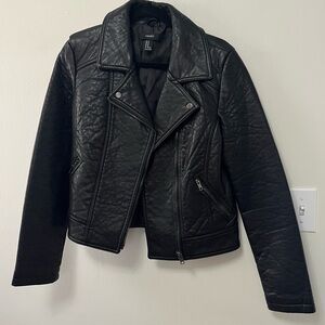 Forever 21 Black Faux Leather Jacket